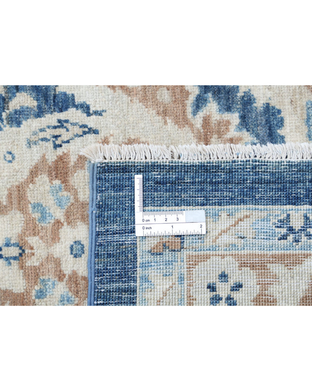 Ziegler 9' 9" X 13' 10" Hand Knotted Wool Rug 9' 9" X 13' 10" (297 X 422) / Blue / Wool