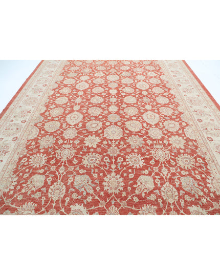 Ziegler 10' 1" X 14' 0" Hand Knotted Wool Rug 10' 1" X 14' 0" (307 X 427) / Pink / Wool