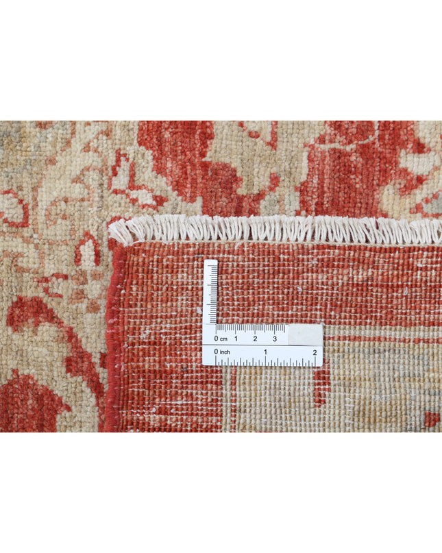 Ziegler 10' 1" X 14' 0" Hand Knotted Wool Rug 10' 1" X 14' 0" (307 X 427) / Pink / Wool