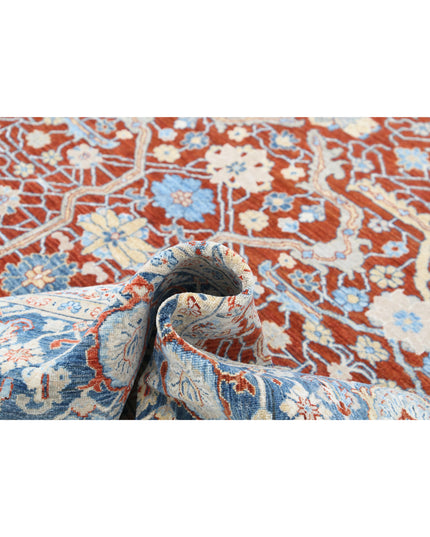 Ziegler 9' 0" X 12' 0" Hand Knotted Wool Rug 9' 0" X 12' 0" (274 X 366) / Red / Wool