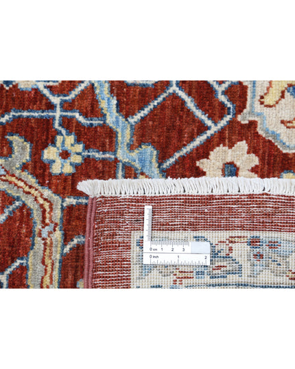Ziegler 9' 0" X 12' 0" Hand Knotted Wool Rug 9' 0" X 12' 0" (274 X 366) / Red / Wool