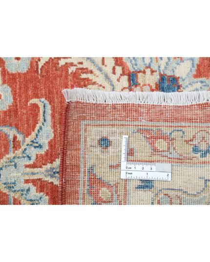 Ziegler 7' 9" X 9' 5" Hand Knotted Wool Rug 7' 9" X 9' 5" (236 X 287) / Rust / Wool