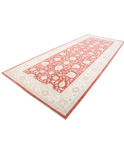 Ziegler 6' 7" X 16' 0" Hand Knotted Wool Rug 6' 7" X 16' 0" (201 X 488) / Red / Wool
