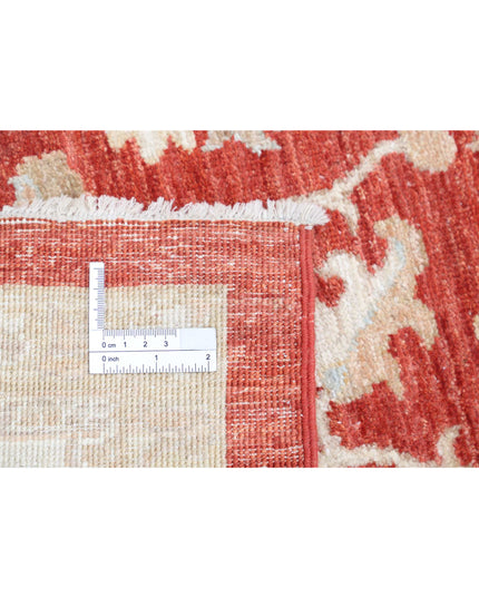 Ziegler 6' 7" X 16' 0" Hand Knotted Wool Rug 6' 7" X 16' 0" (201 X 488) / Red / Wool