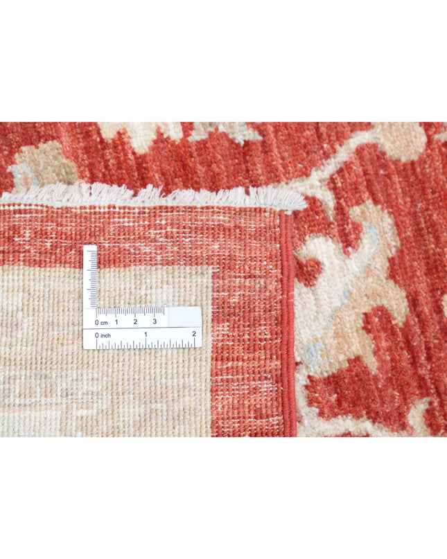 Ziegler 6' 7" X 16' 0" Hand Knotted Wool Rug 6' 7" X 16' 0" (201 X 488) / Red / Wool