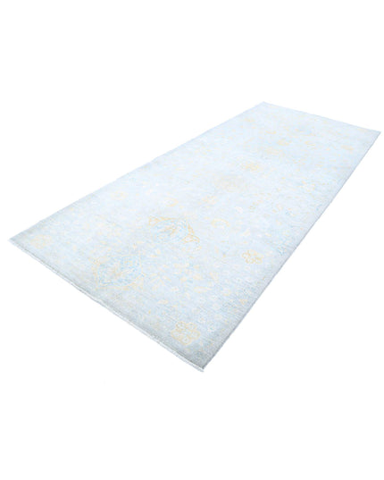 Ziegler 5' 0" X 11' 9" Hand Knotted Wool Rug 5' 0" X 11' 9" (152 X 358) / Blue / Wool
