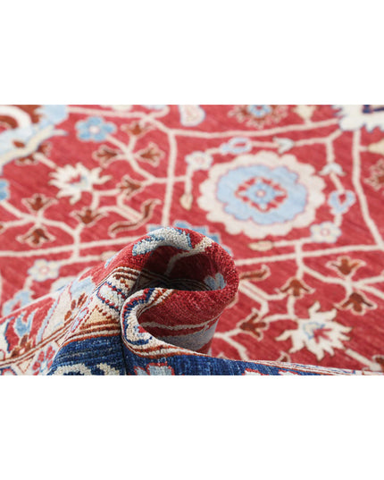 Ziegler 8' 9" X 11' 5" Hand Knotted Wool Rug 8' 9" X 11' 5" (267 X 348) / Red / Wool