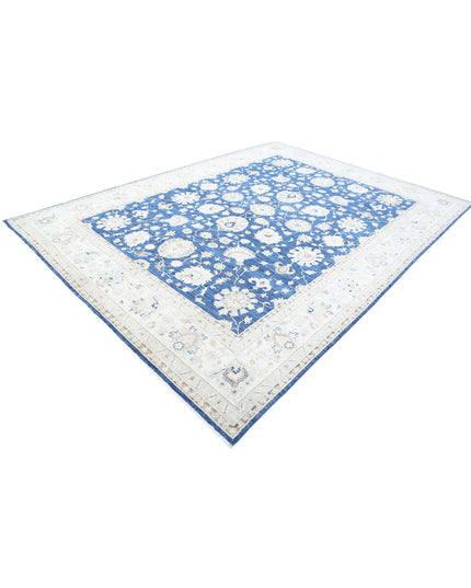 Ziegler 8' 9" X 11' 10" Hand Knotted Wool Rug 8' 9" X 11' 10" (267 X 361) / Blue / Wool