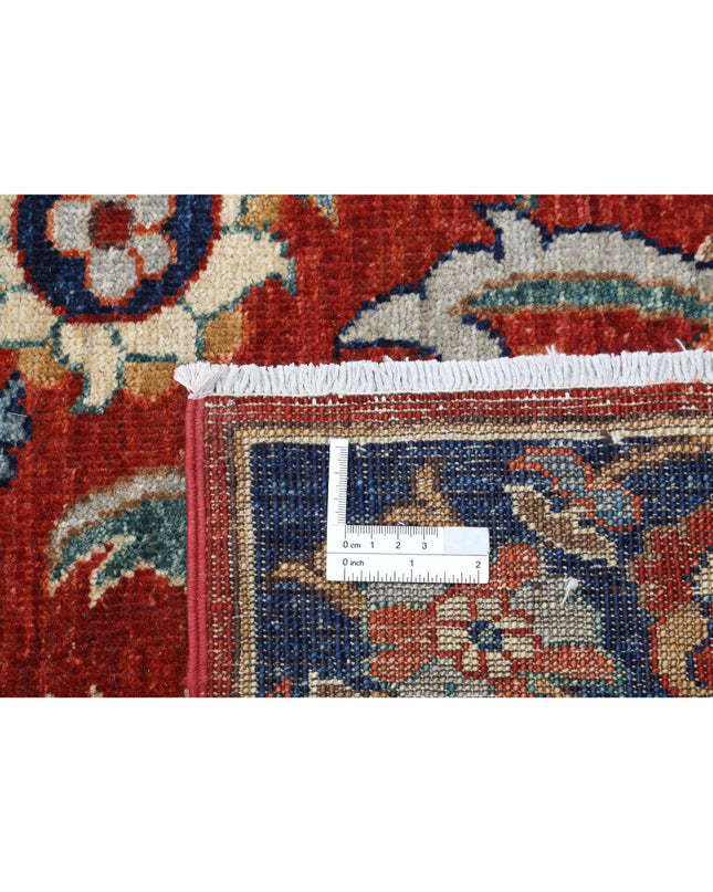 Ziegler 4' 0" X 13' 6" Hand Knotted Wool Rug 4' 0" X 13' 6" (122 X 411) / Red / Wool