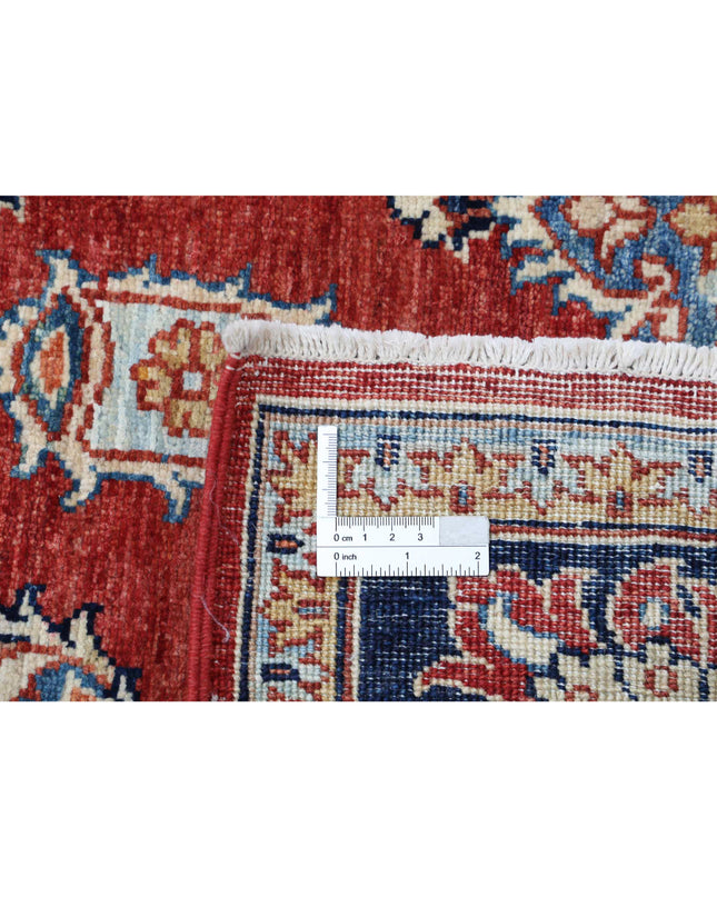 Ziegler 4' 10" X 6' 5" Hand Knotted Wool Rug 4' 10" X 6' 5" (147 X 196) / Red / Wool