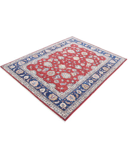 Ziegler 4' 10" X 6' 5" Hand Knotted Wool Rug 4' 10" X 6' 5" (147 X 196) / Red / Wool