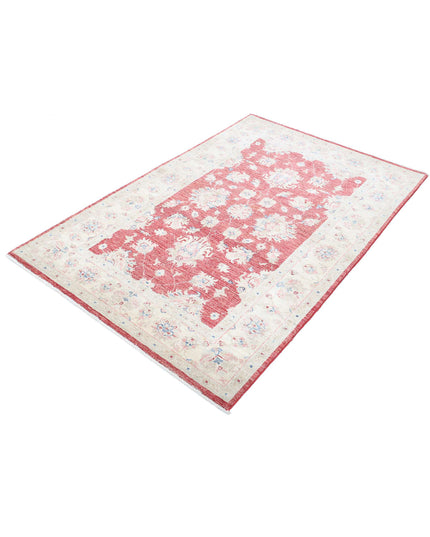 Ziegler 3' 10" X 5' 9" Hand Knotted Wool Rug 3' 10" X 5' 9" (117 X 175) / Red / Wool