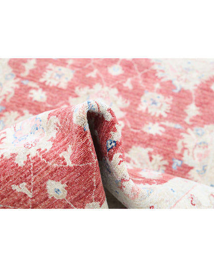 Ziegler 3' 10" X 5' 9" Hand Knotted Wool Rug 3' 10" X 5' 9" (117 X 175) / Red / Wool