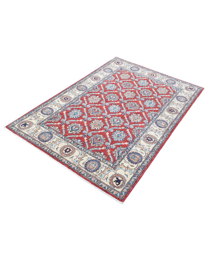 Ziegler 3' 10" X 5' 9" Hand Knotted Wool Rug 3' 10" X 5' 9" (117 X 175) / Red / Wool
