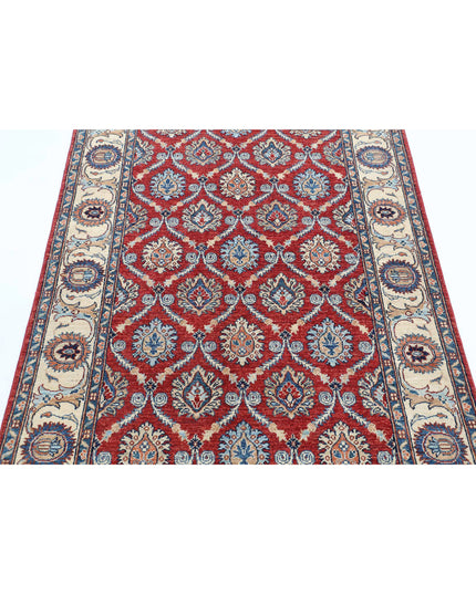 Ziegler 3' 10" X 5' 9" Hand Knotted Wool Rug 3' 10" X 5' 9" (117 X 175) / Red / Wool