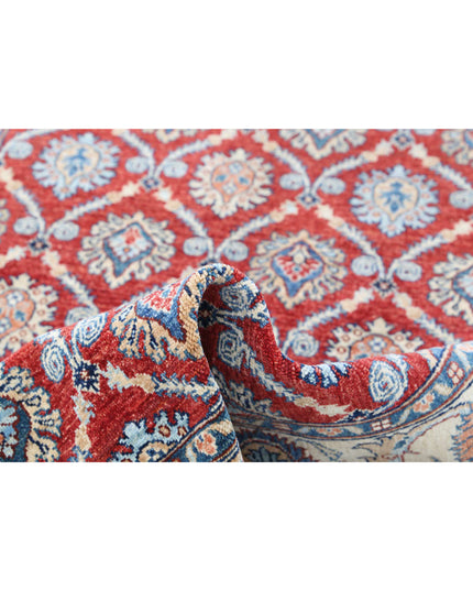 Ziegler 3' 10" X 5' 9" Hand Knotted Wool Rug 3' 10" X 5' 9" (117 X 175) / Red / Wool