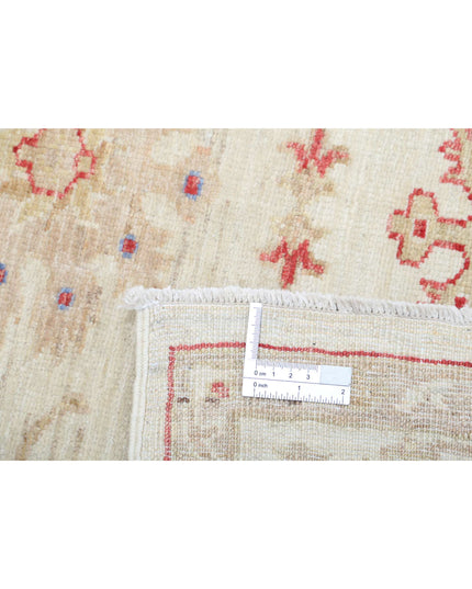 Ziegler 4' 2" X 5' 8" Hand Knotted Wool Rug 4' 2" X 5' 8" (127 X 173) / Ivory / Wool