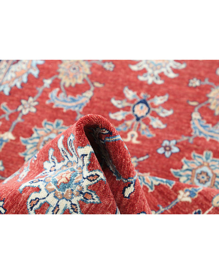 Ziegler 3' 9" X 5' 9" Hand Knotted Wool Rug 3' 9" X 5' 9" (114 X 175) / Red / Wool