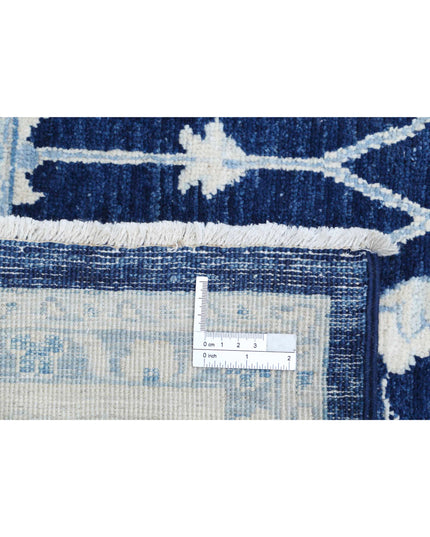 Ziegler 4' 0" X 26' 9" Hand Knotted Wool Rug 4' 0" X 26' 9" (122 X 815) / Blue / Wool