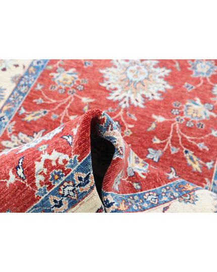 Ziegler 3' 11" X 6' 0" Hand Knotted Wool Rug 3' 11" X 6' 0" (119 X 183) / Red / Wool