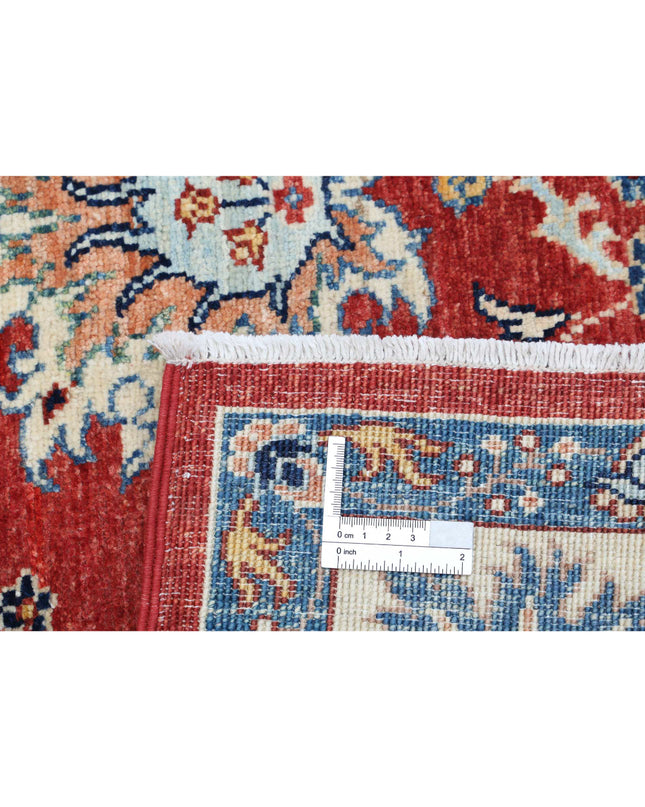 Ziegler 3' 11" X 6' 0" Hand Knotted Wool Rug 3' 11" X 6' 0" (119 X 183) / Red / Wool
