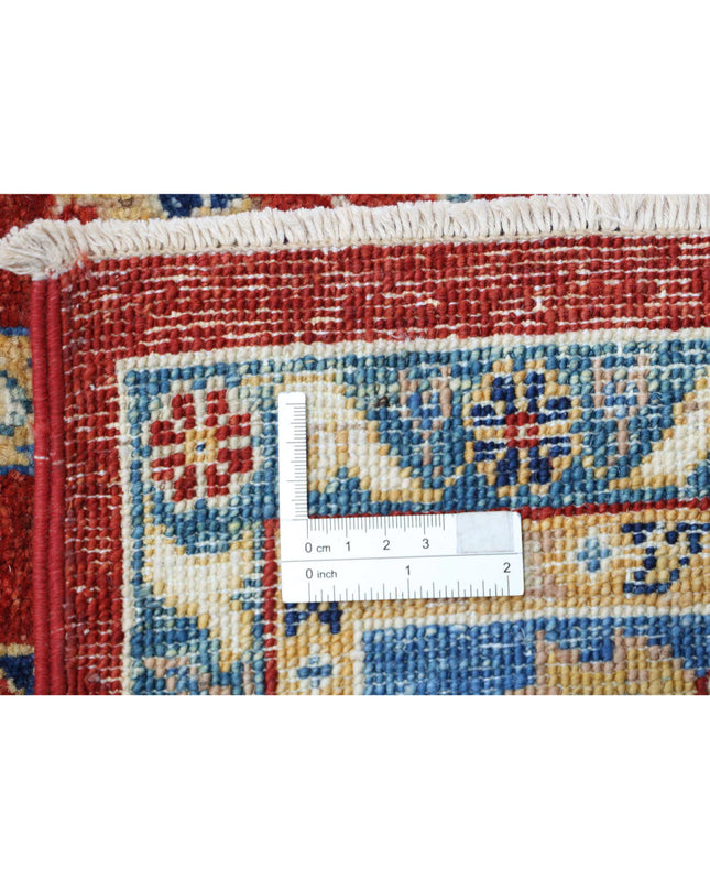 Ziegler 5' 0" X 6' 7" Hand Knotted Wool Rug 5' 0" X 6' 7" (152 X 201) / Red / Wool