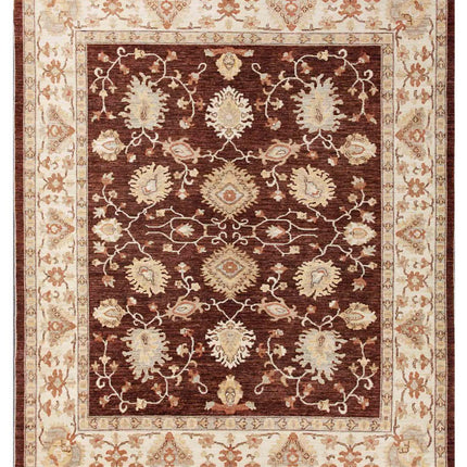 Ziegler 8' 0" X 10' 1" Hand Knotted Wool Rug 8' 0" X 10' 1" (244 X 307) / Brown / Wool