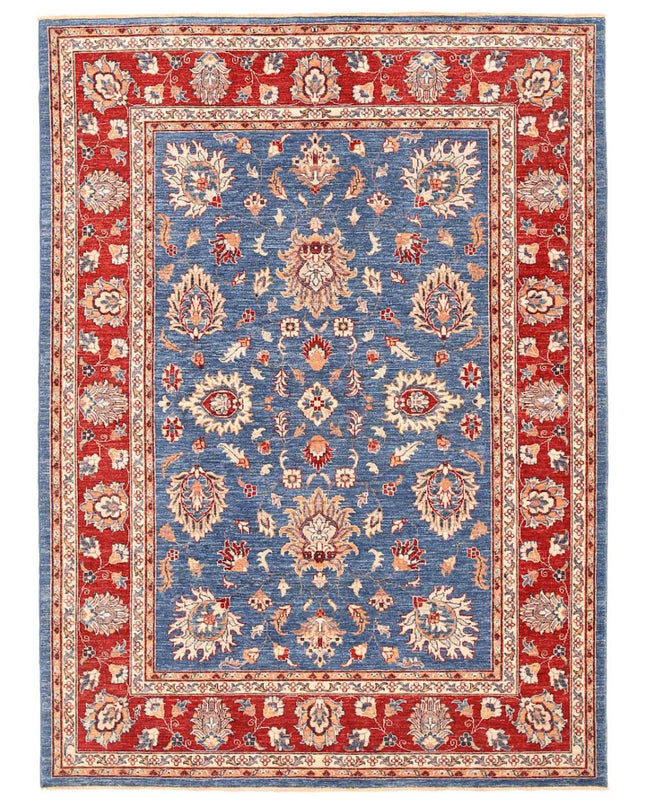 Ziegler 5' 8" X 7' 9" Hand Knotted Wool Rug 5' 8" X 7' 9" (173 X 236) / Blue / Wool
