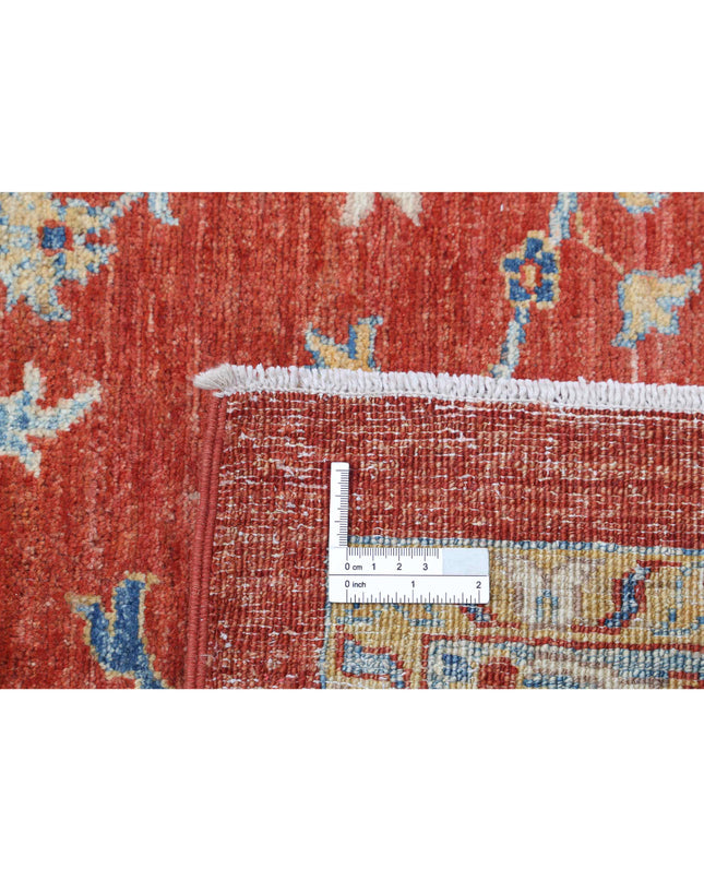 Ziegler 9' 11" X 13' 2" Hand Knotted Wool Rug 9' 11" X 13' 2" (302 X 401) / Red / Wool