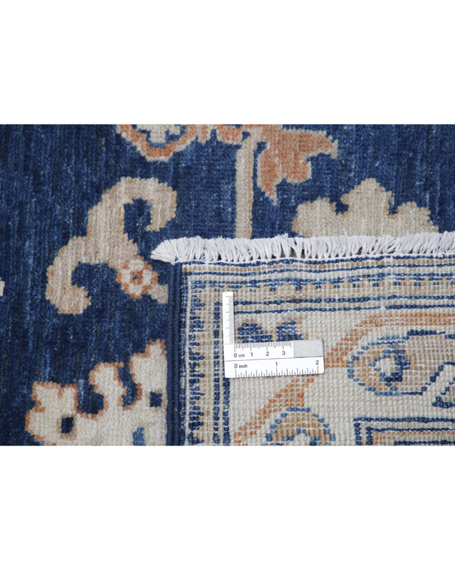 Ziegler 8' 7" X 11' 3" Hand Knotted Wool Rug 8' 7" X 11' 3" (262 X 343) / Blue / Wool