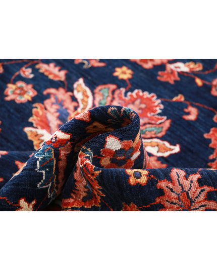 Ziegler 9' 11" X 13' 7" Hand Knotted Wool Rug 9' 11" X 13' 7" (302 X 414) / Blue / Wool