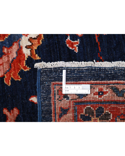 Ziegler 9' 11" X 13' 7" Hand Knotted Wool Rug 9' 11" X 13' 7" (302 X 414) / Blue / Wool
