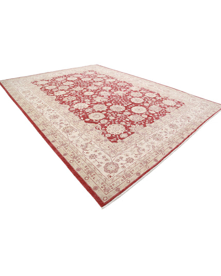 Ziegler 11' 10" X 15' 9" Hand Knotted Wool Rug 11' 10" X 15' 9" (361 X 480) / Red / Wool