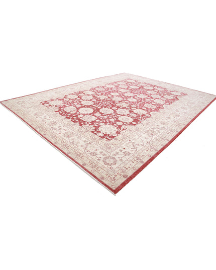 Ziegler 11' 10" X 15' 9" Hand Knotted Wool Rug 11' 10" X 15' 9" (361 X 480) / Red / Wool