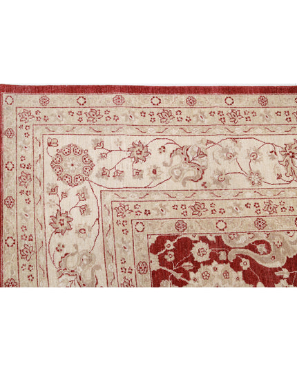 Ziegler 11' 10" X 15' 9" Hand Knotted Wool Rug 11' 10" X 15' 9" (361 X 480) / Red / Wool