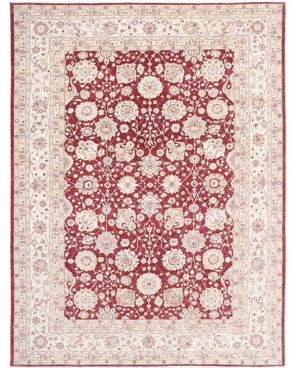 Ziegler 11' 10" X 15' 9" Hand Knotted Wool Rug 11' 10" X 15' 9" (361 X 480) / Red / Wool