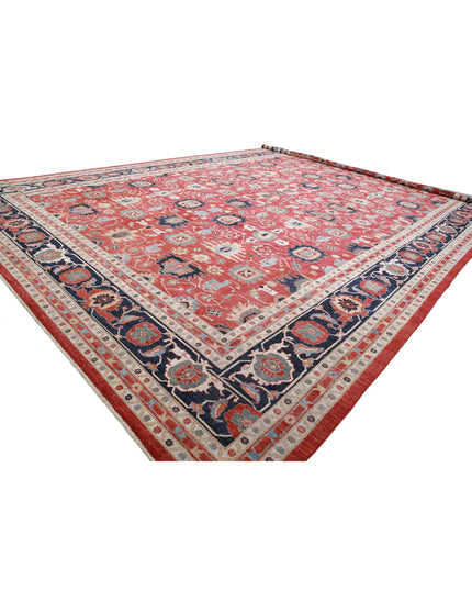 Ziegler 17' 8" X 25' 9" Hand Knotted Wool Rug 17' 8" X 25' 9" (539 X 785) / Red / Wool
