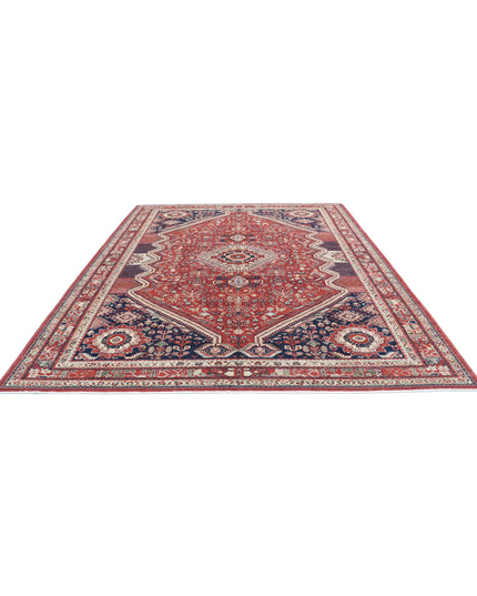 Ziegler 9' 1" X 11' 7" Hand Knotted Wool Rug 9' 1" X 11' 7" (277 X 353) / Red / Wool