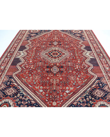 Ziegler 9' 1" X 11' 7" Hand Knotted Wool Rug 9' 1" X 11' 7" (277 X 353) / Red / Wool