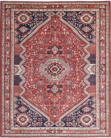 Ziegler 9' 1" X 11' 7" Hand Knotted Wool Rug 9' 1" X 11' 7" (277 X 353) / Red / Wool