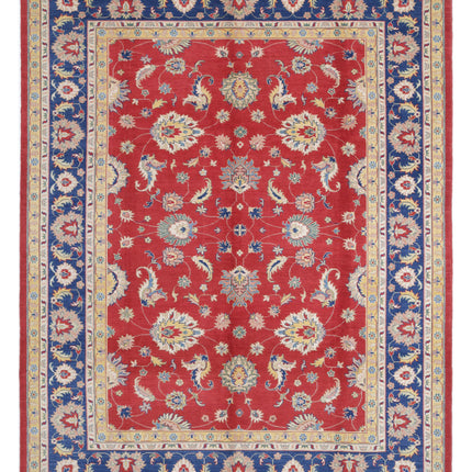 Ziegler 10' 1" X 13' 2" Hand Knotted Wool Rug 10' 1" X 13' 2" (307 X 401) / Red / Wool
