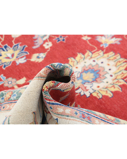 Ziegler 9' 7" X 13' 7" Hand Knotted Wool Rug 9' 7" X 13' 7" (292 X 414) / Red / Wool