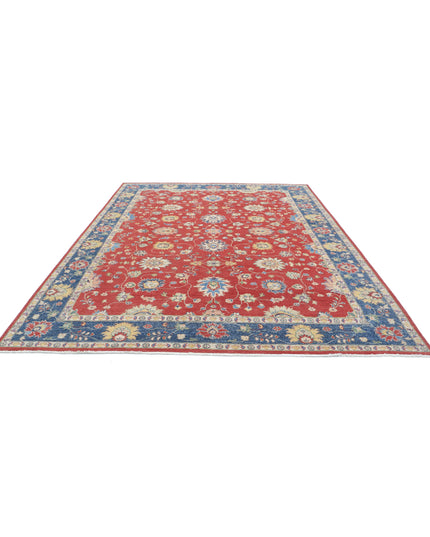 Ziegler 8' 11" X 11' 0" Hand Knotted Wool Rug 8' 11" X 11' 0" (272 X 335) / Red / Wool