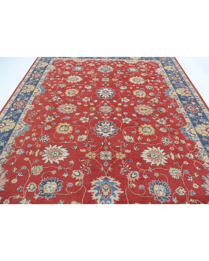 Ziegler 8' 11" X 11' 0" Hand Knotted Wool Rug 8' 11" X 11' 0" (272 X 335) / Red / Wool