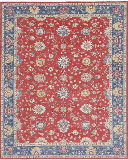 Ziegler 8' 11" X 11' 0" Hand Knotted Wool Rug 8' 11" X 11' 0" (272 X 335) / Red / Wool