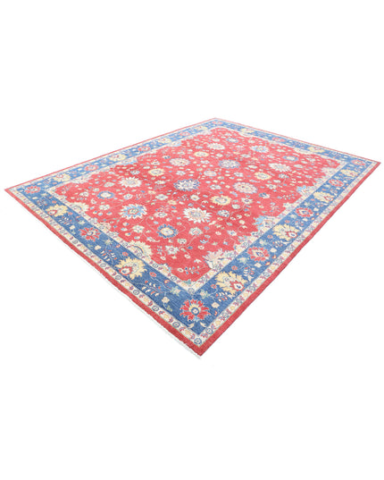 Ziegler 8' 11" X 11' 8" Hand Knotted Wool Rug 8' 11" X 11' 8" (272 X 356) / Red / Wool