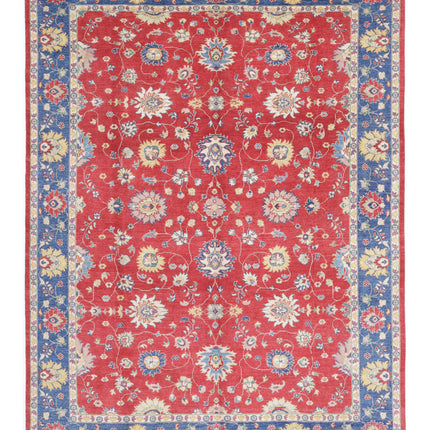 Ziegler 8' 11" X 11' 8" Hand Knotted Wool Rug 8' 11" X 11' 8" (272 X 356) / Red / Wool