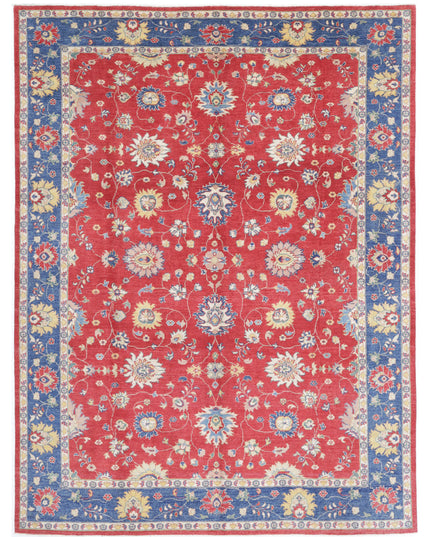 Ziegler 8' 11" X 11' 8" Hand Knotted Wool Rug 8' 11" X 11' 8" (272 X 356) / Red / Wool