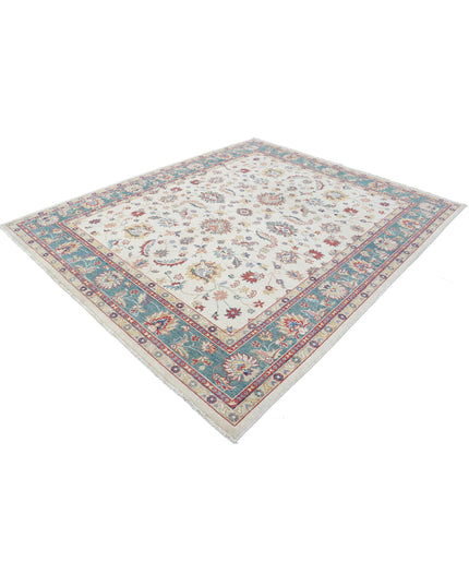 Ziegler 8' 0" X 9' 6" Hand Knotted Wool Rug 8' 0" X 9' 6" (244 X 290) / Ivory / Wool