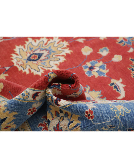 Ziegler 8' 3" X 9' 3" Hand Knotted Wool Rug 8' 3" X 9' 3" (251 X 282) / Red / Wool